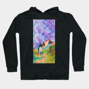 Cat & Monarchs Hoodie